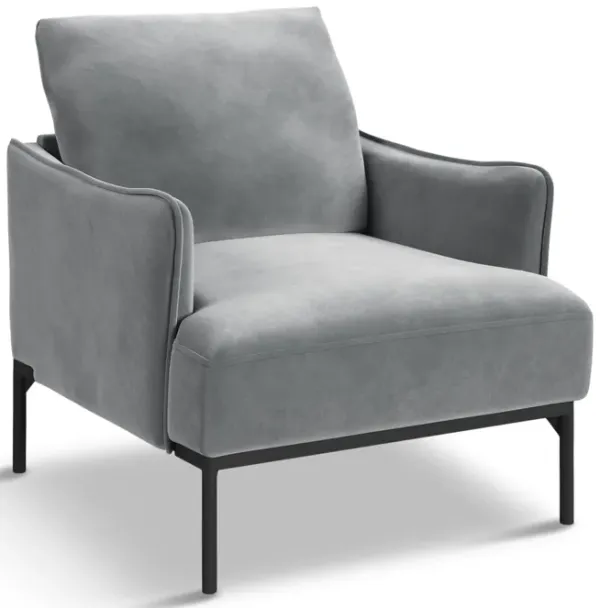 Tina Accent Chair - Steel