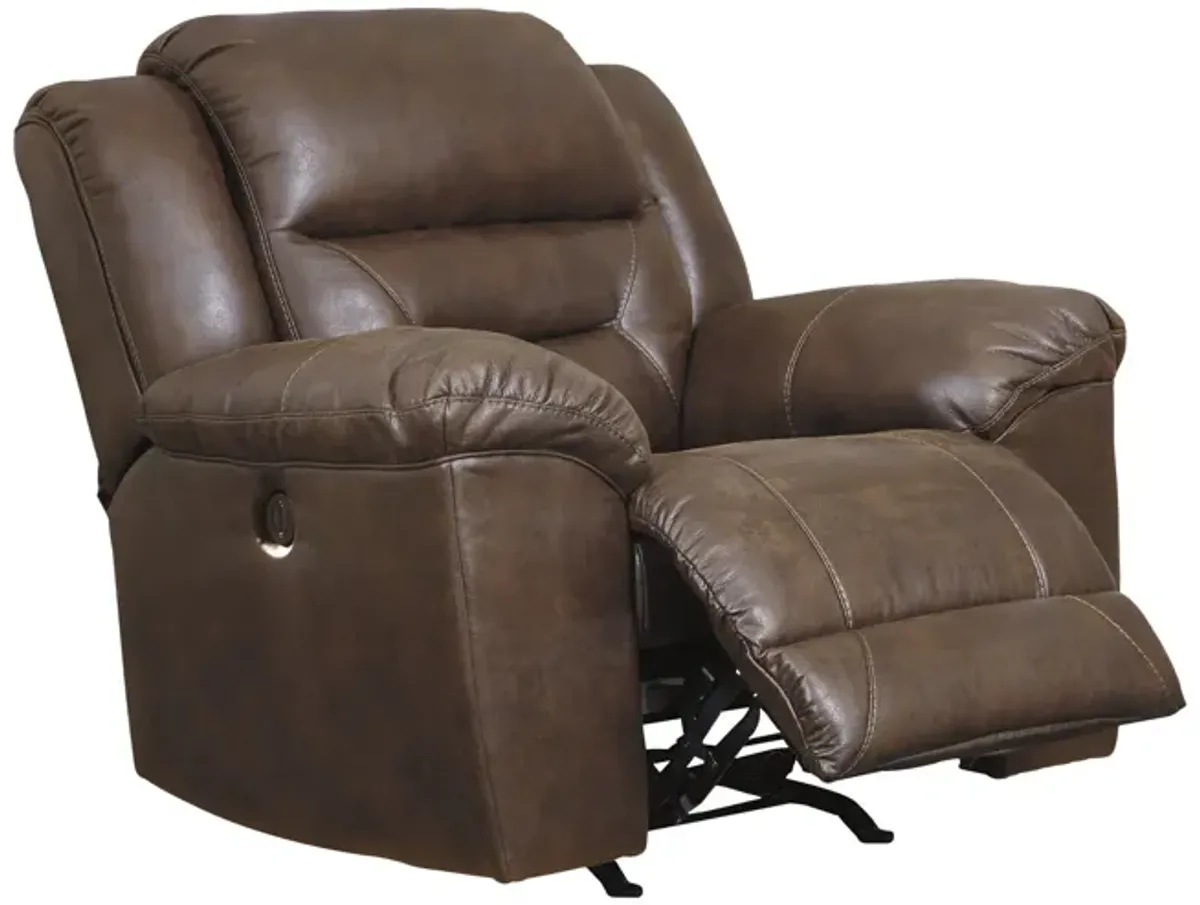 Ramsey Power Rocker Recliner - Chocolate