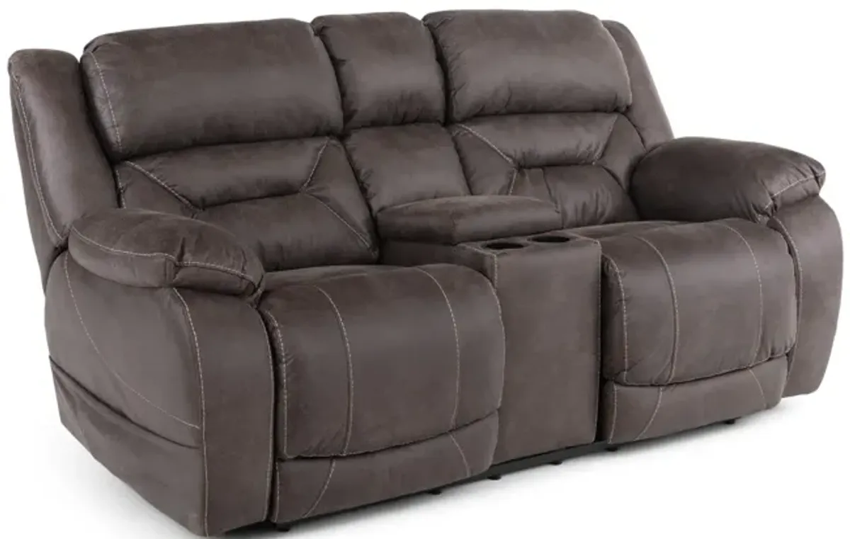Lonestar Power Reclining Loveseat With Console
