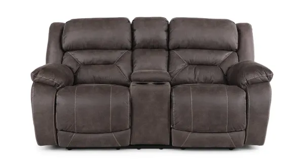Lonestar Power Reclining Loveseat With Console