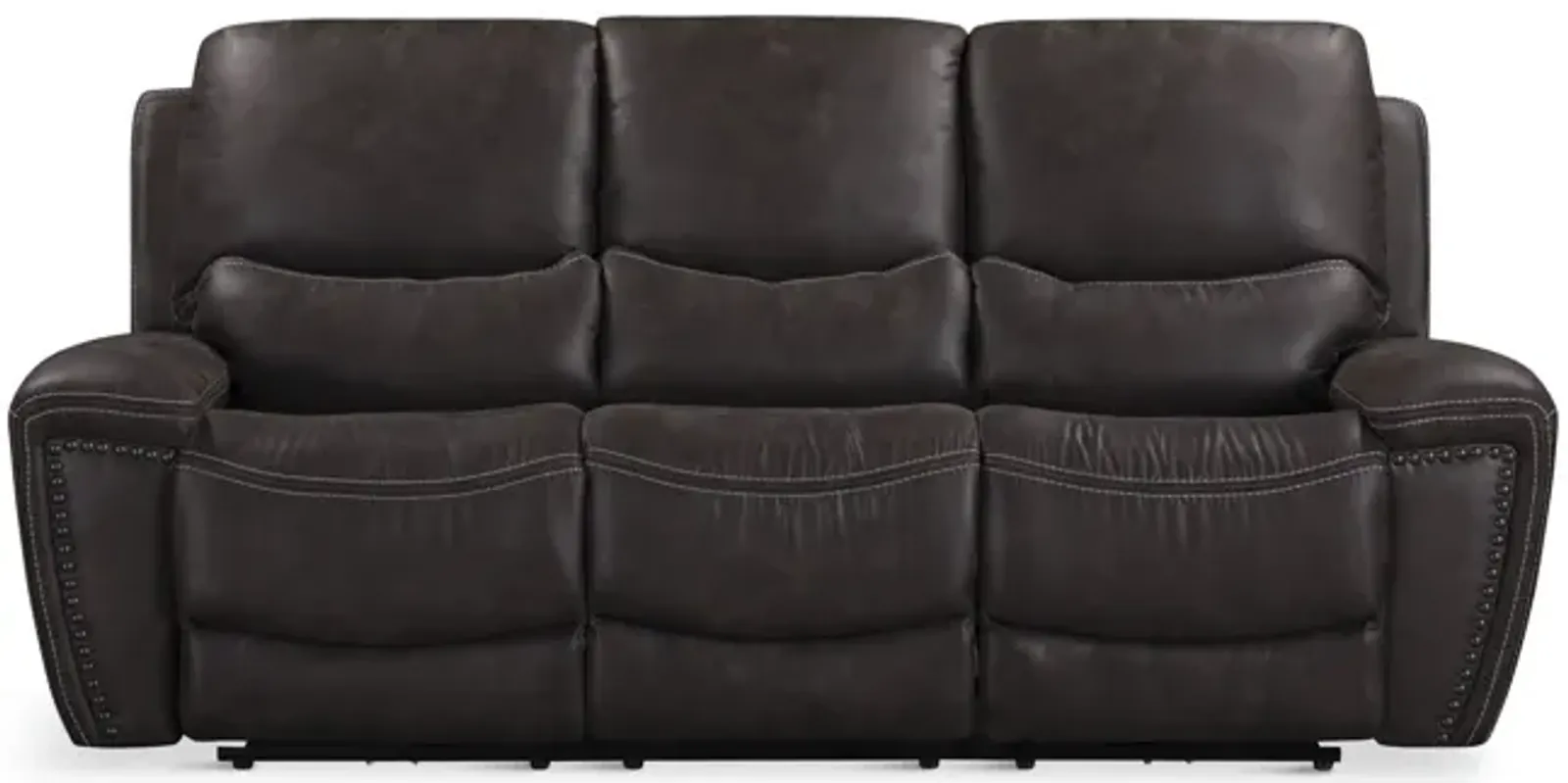 Dakota Power Reclining Sofa - Charcoal