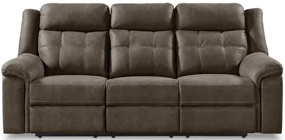 Doran Reclining Sofa - Brown