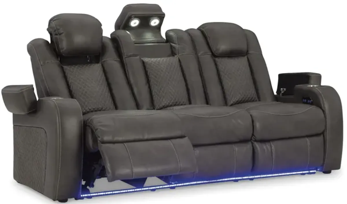 Astro Power Reclining Sofa - Shadow