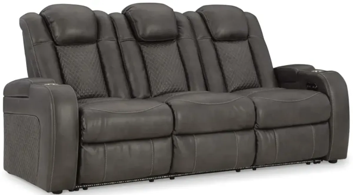 Astro Power Reclining Sofa - Shadow