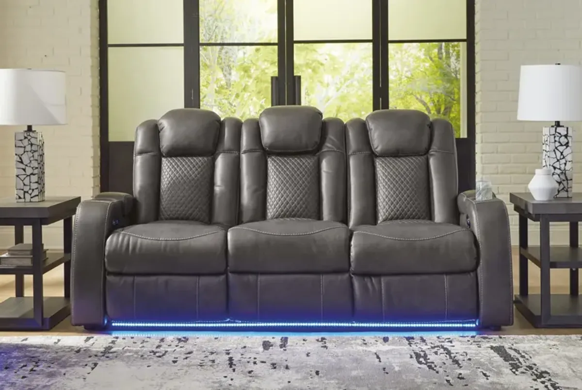 Astro Power Reclining Sofa - Shadow