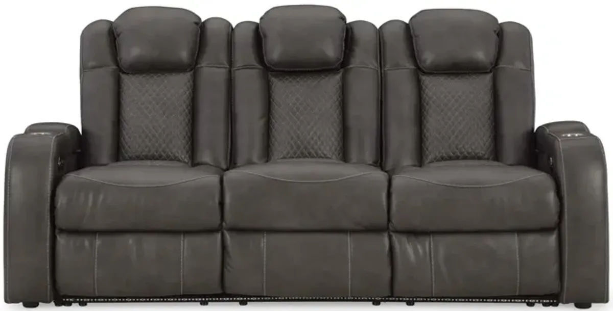 Astro Power Reclining Sofa - Shadow