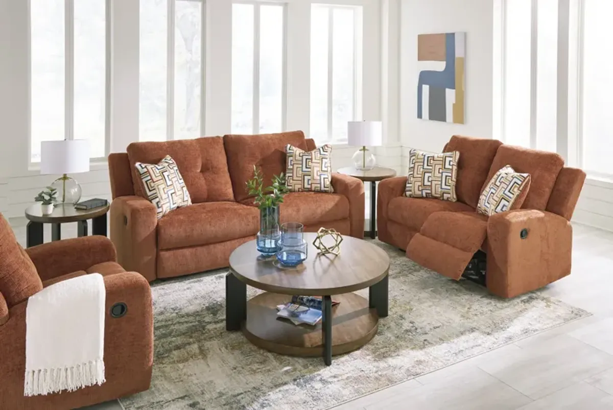 Malone Reclining Sofa - Spice