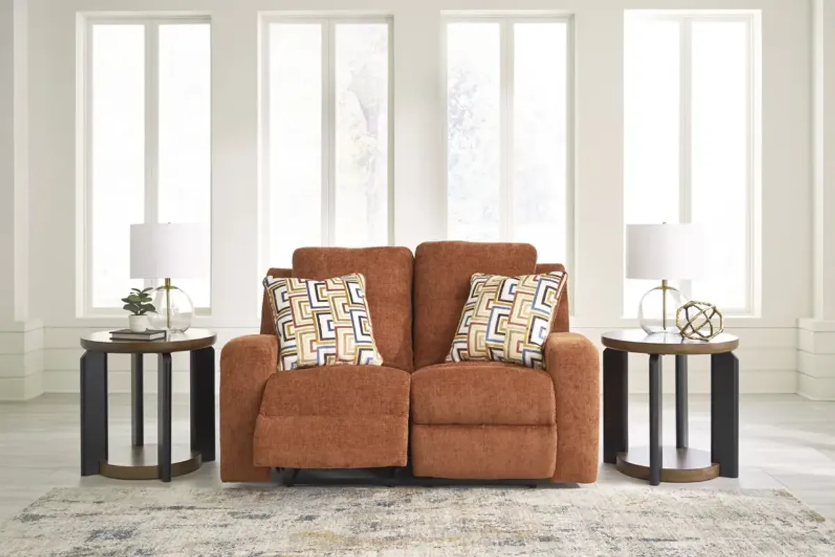 Malone Reclining Loveseat - Spice