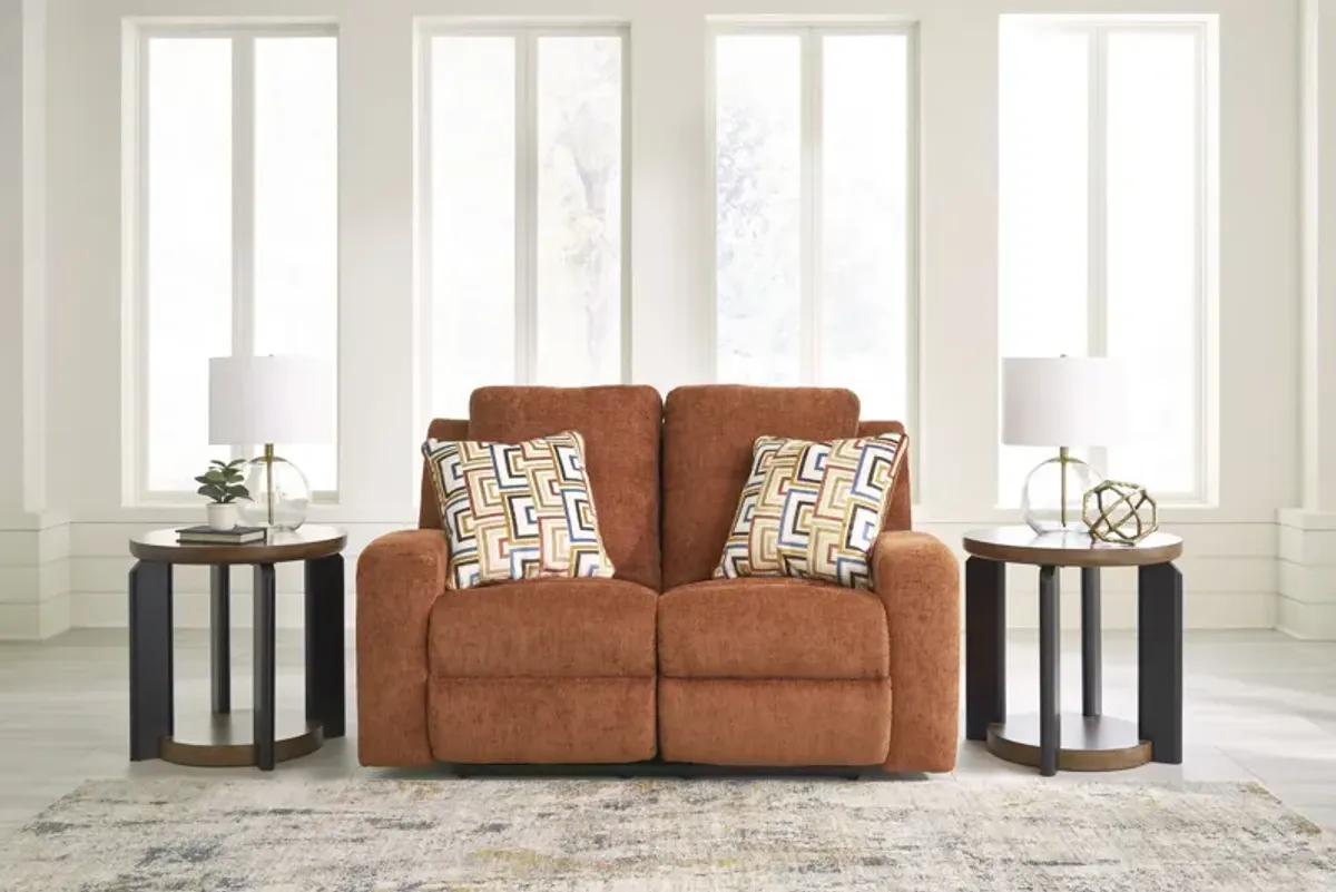 Malone Reclining Loveseat - Spice