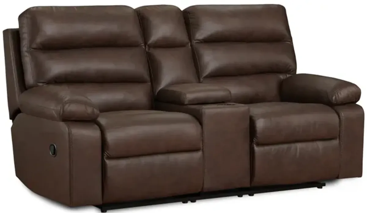 Webster Reclining Loveseat With Console