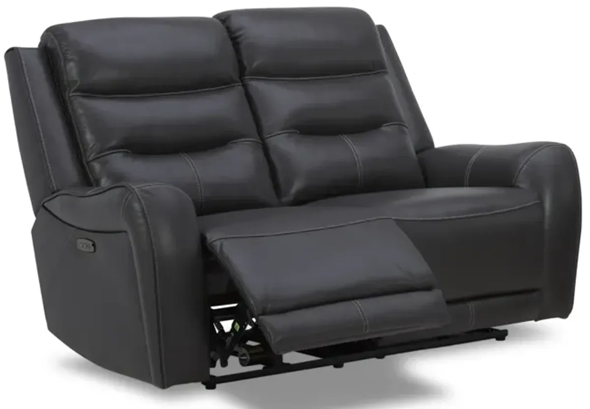 Steven Leather Power Reclining Loveseat