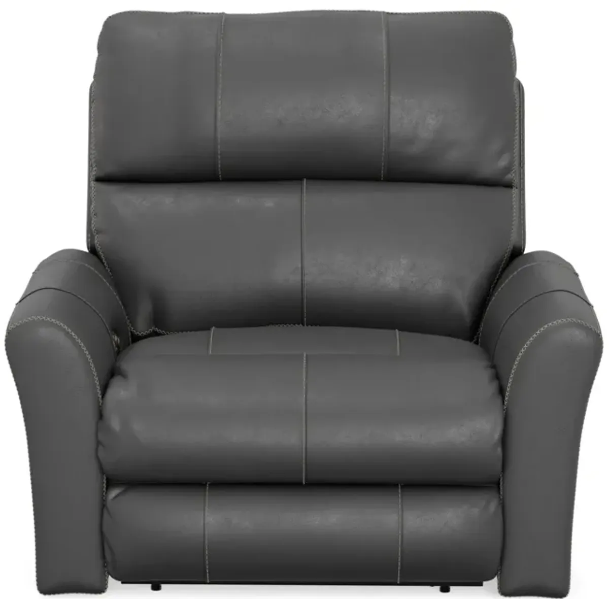 Holmes Leather Power Recliner - Anthrocite