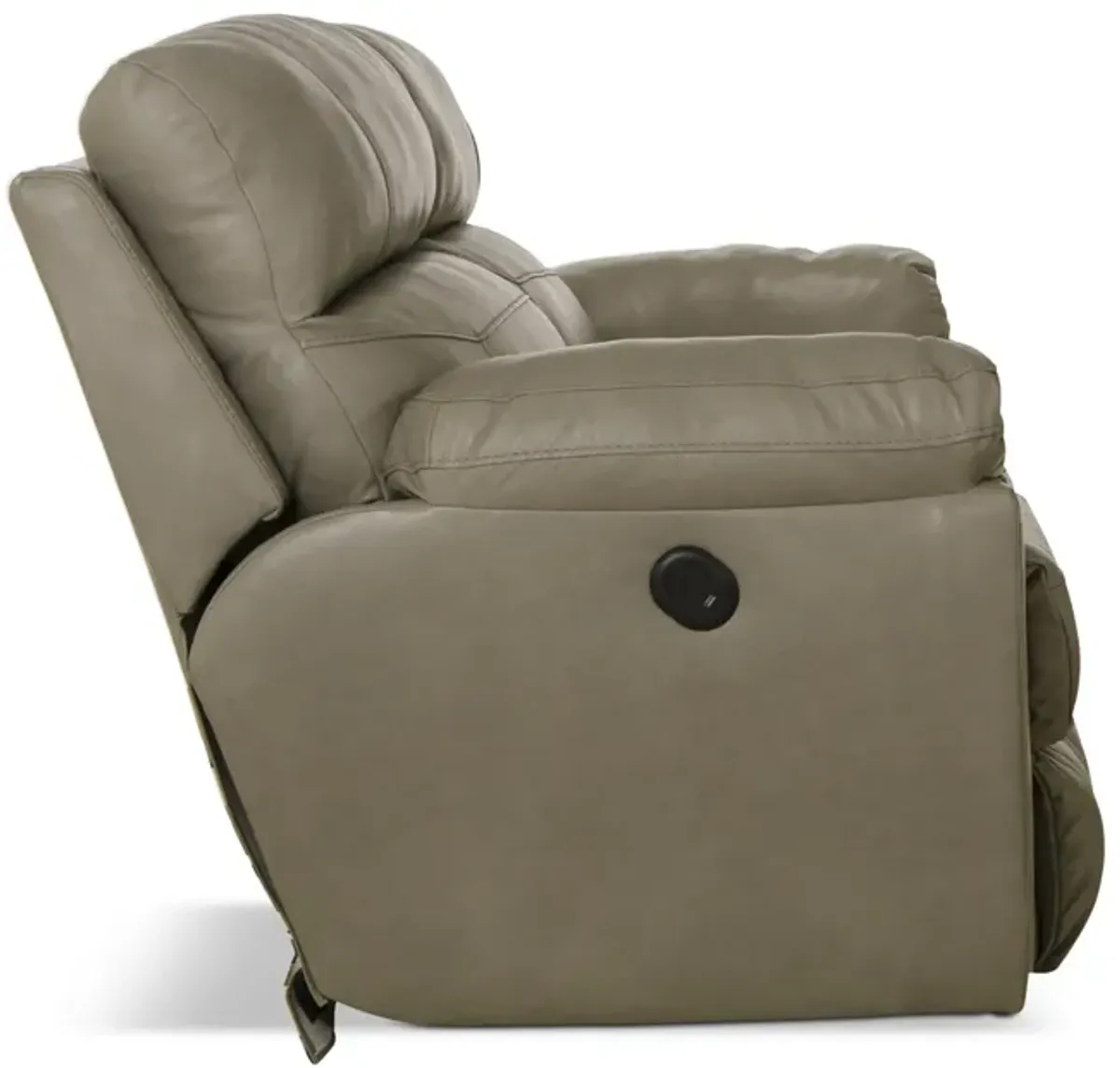 Watson Leather Power Reclining Sofa - Putty