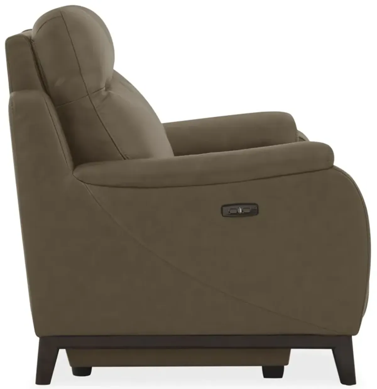 Atlas Leather Power Reclining Loveseat - Sand