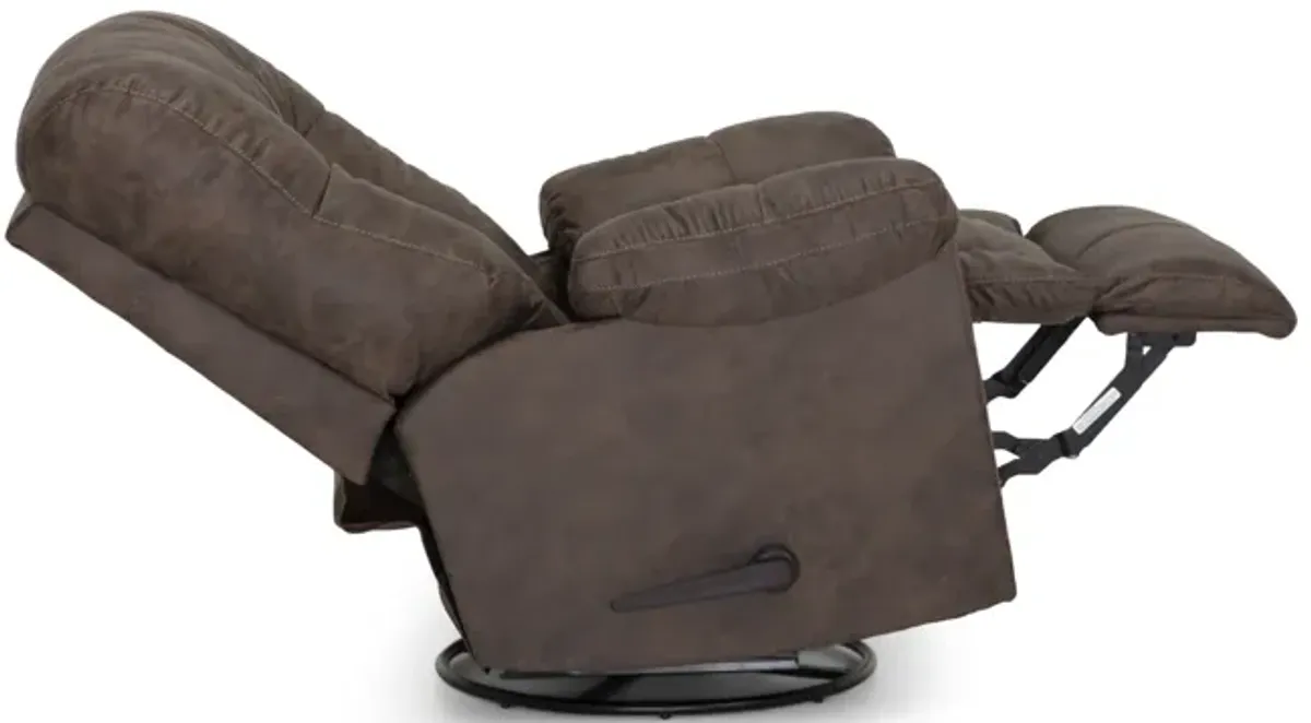 Roxie Swivel Glider Recliner - Coffee