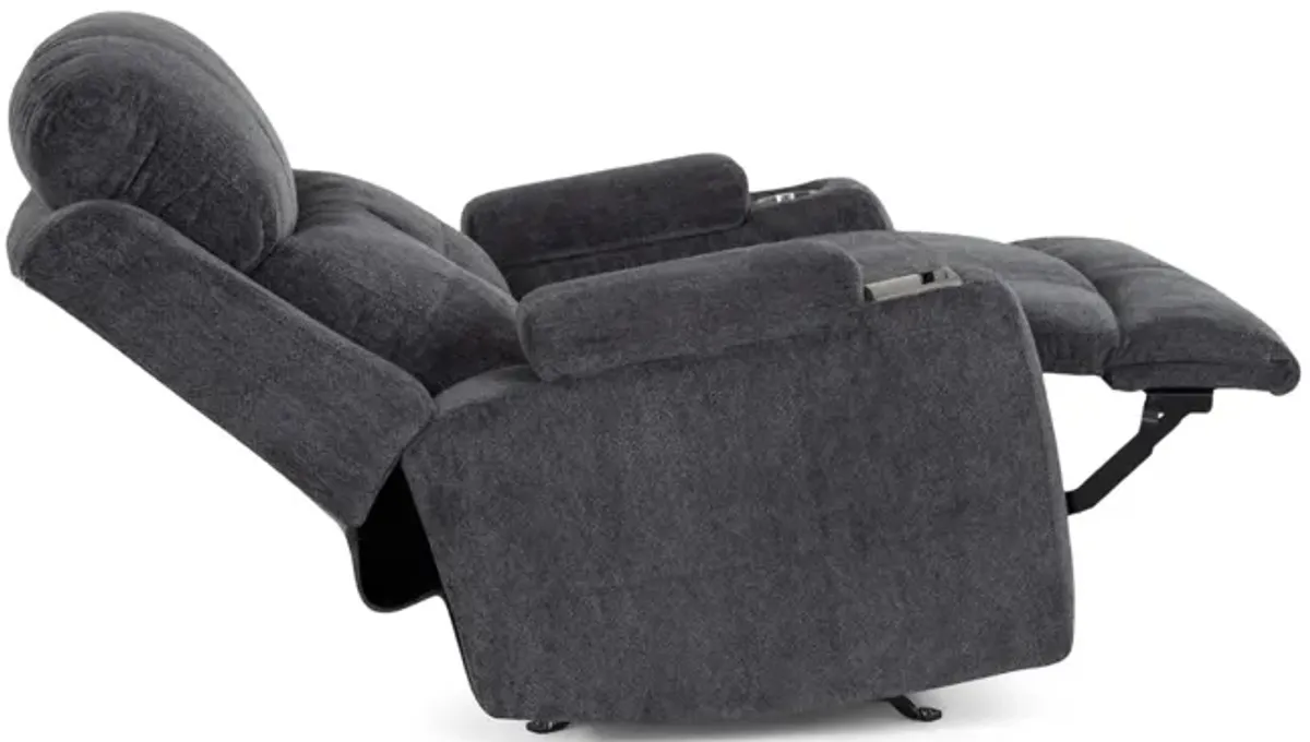 Paxton Power Rocker Recliner - Storm