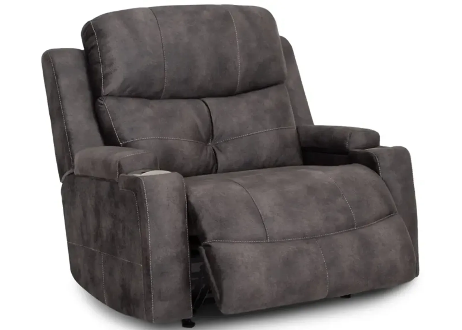 Paxton Power Rocker Recliner - Ebony