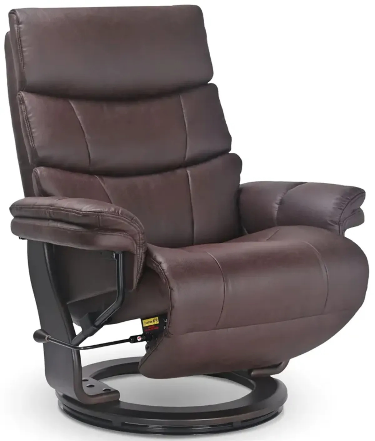 Oscar Swivel Recliner - Brown