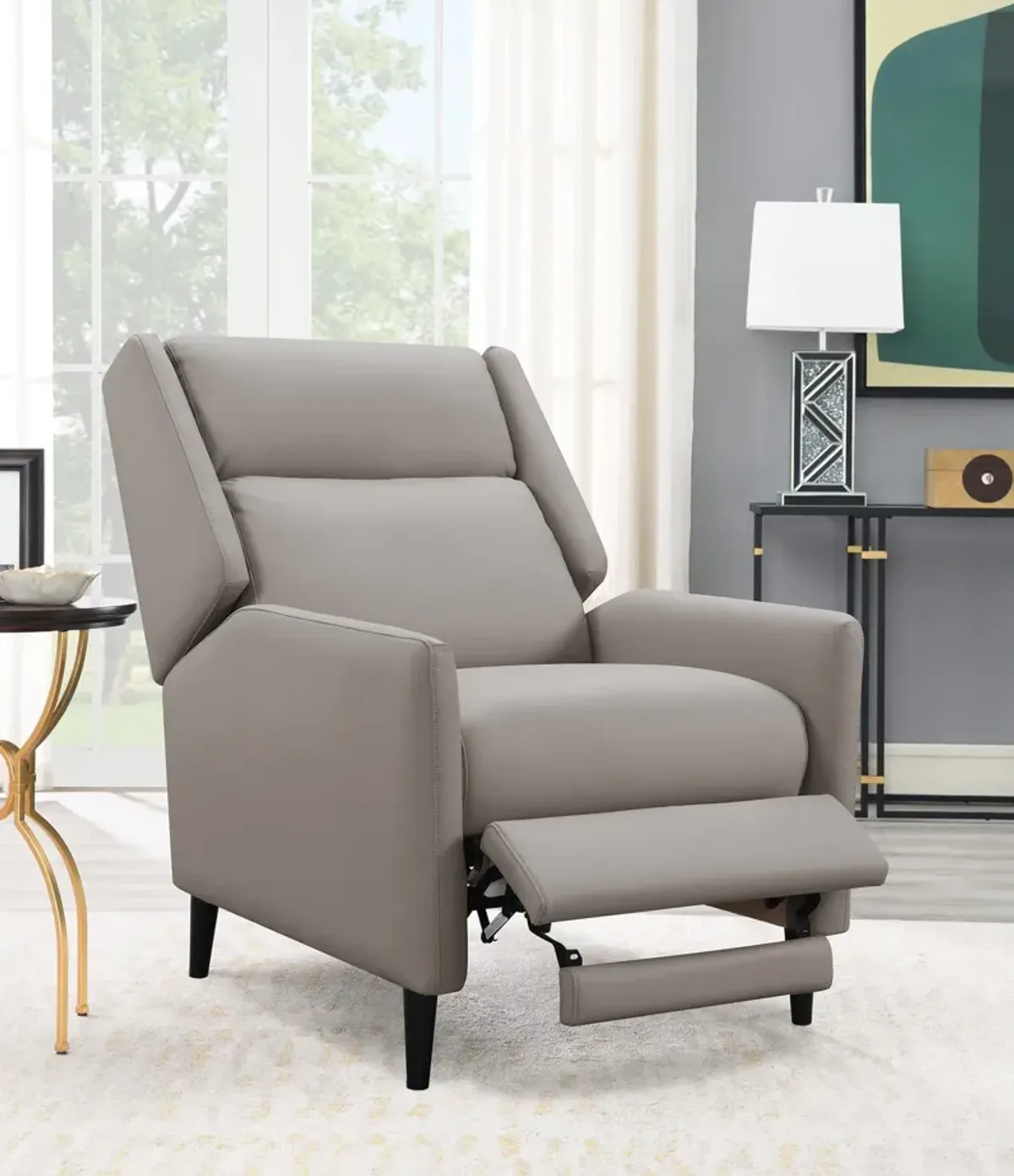 Winston Push Back Recliner - Taupe