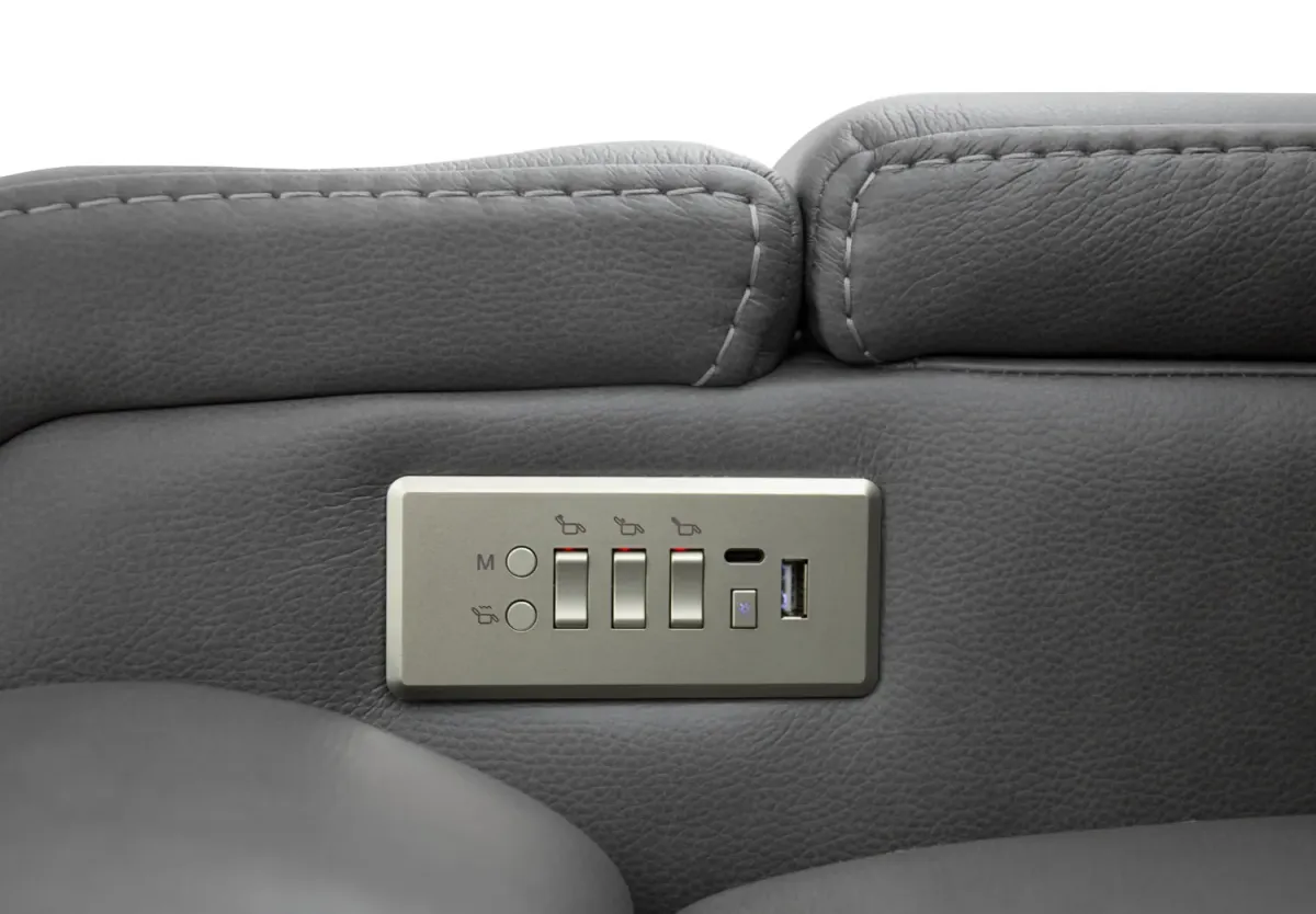 Merrick Power Recliner - Smoke