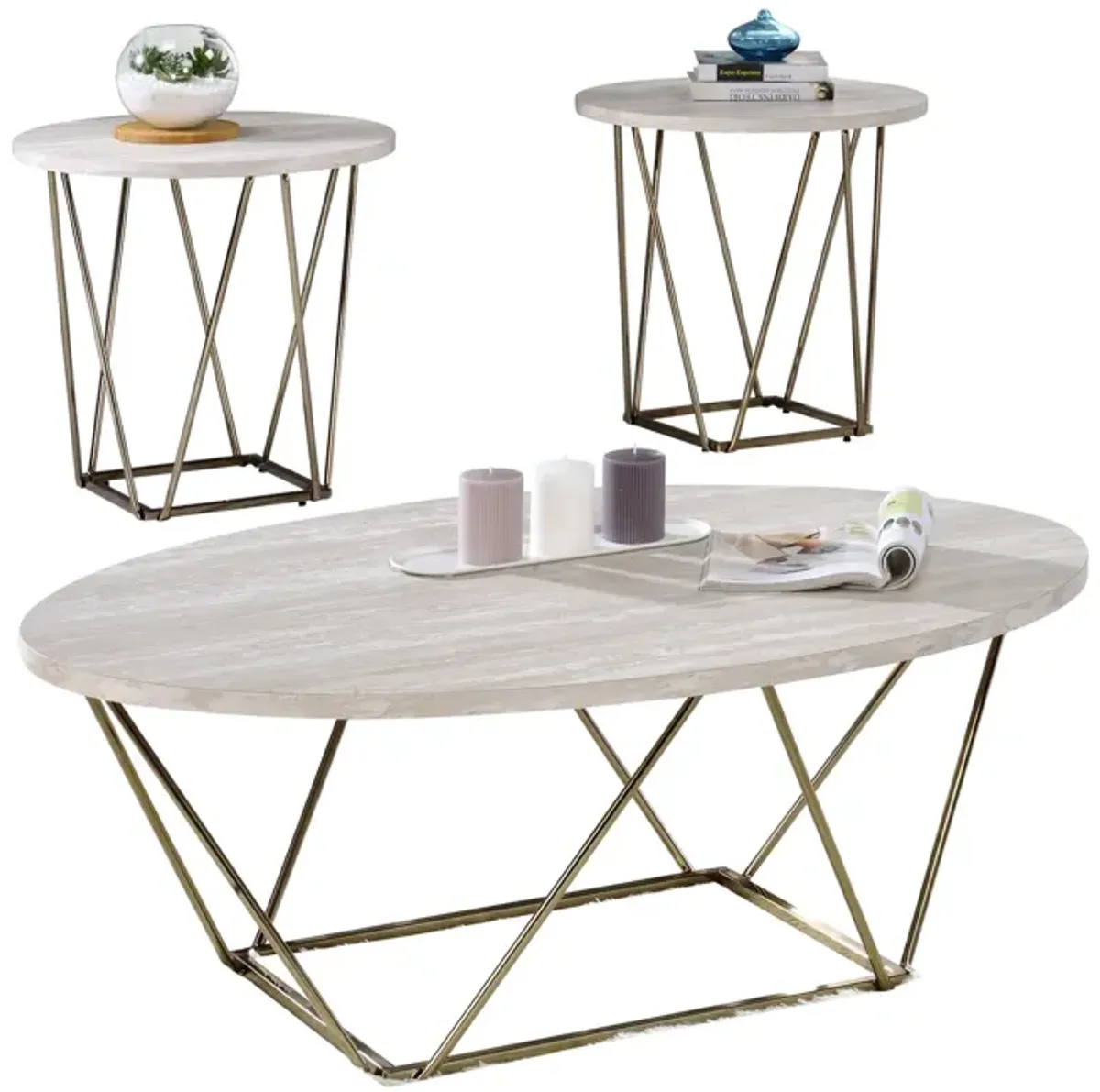 Ruthie 3 Pack Table Group