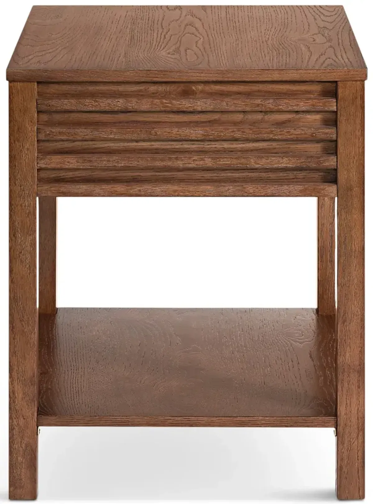 Celeste End Table - Brown Oak