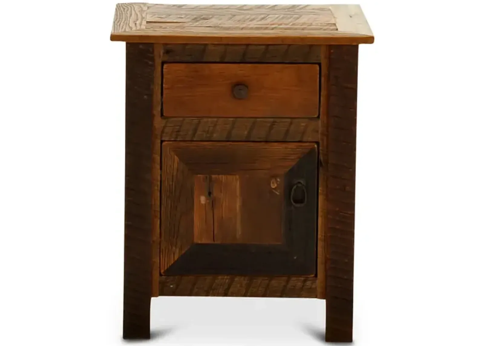 Barnwood Enclosed Nightstand