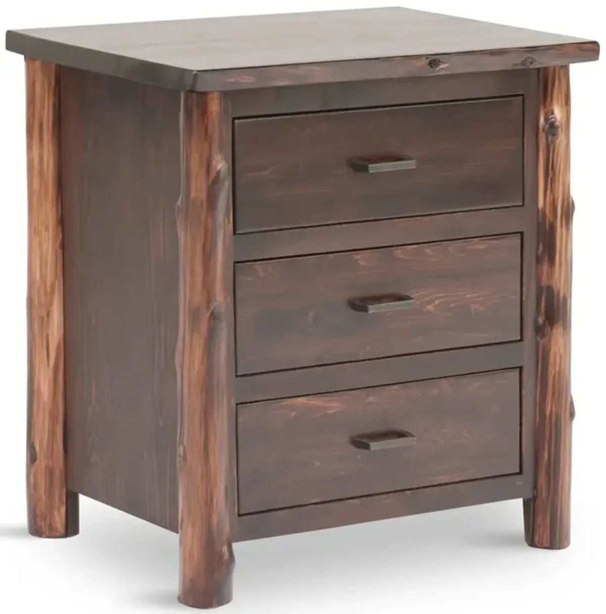 Modern Cedar 3 Drawer Nightstand