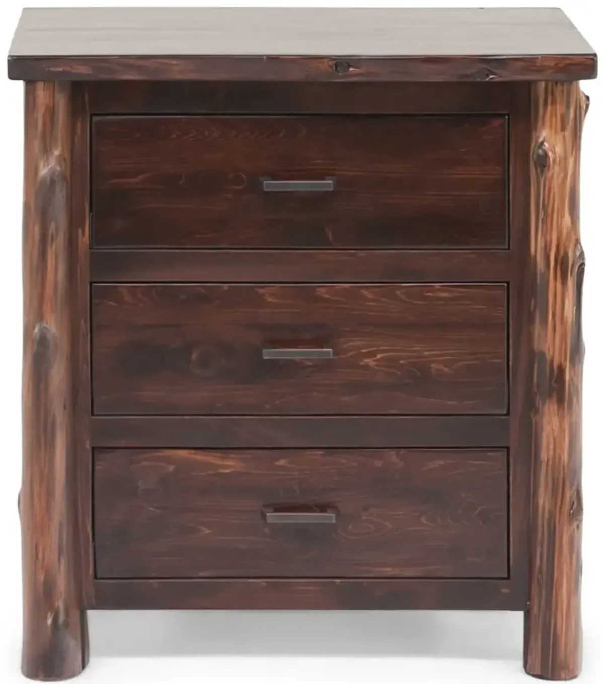 Modern Cedar 3 Drawer Nightstand