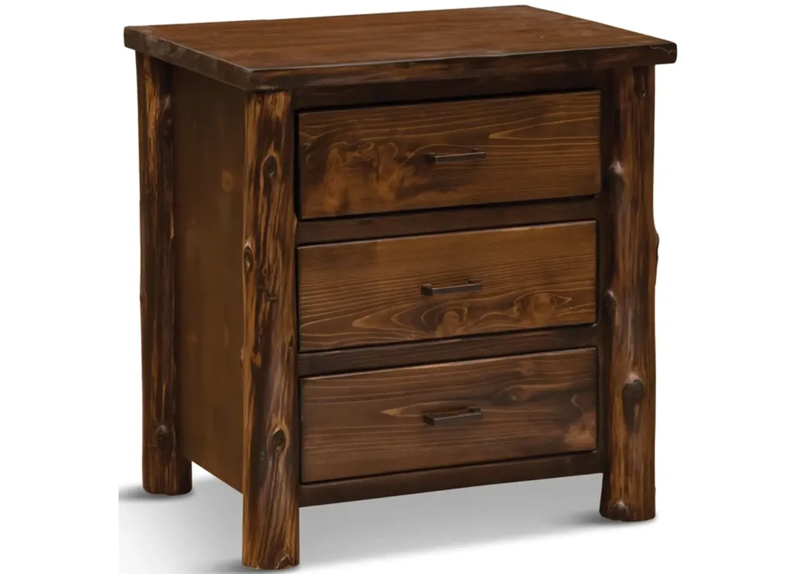 Modern Cedar 3 Drawer Nightstand