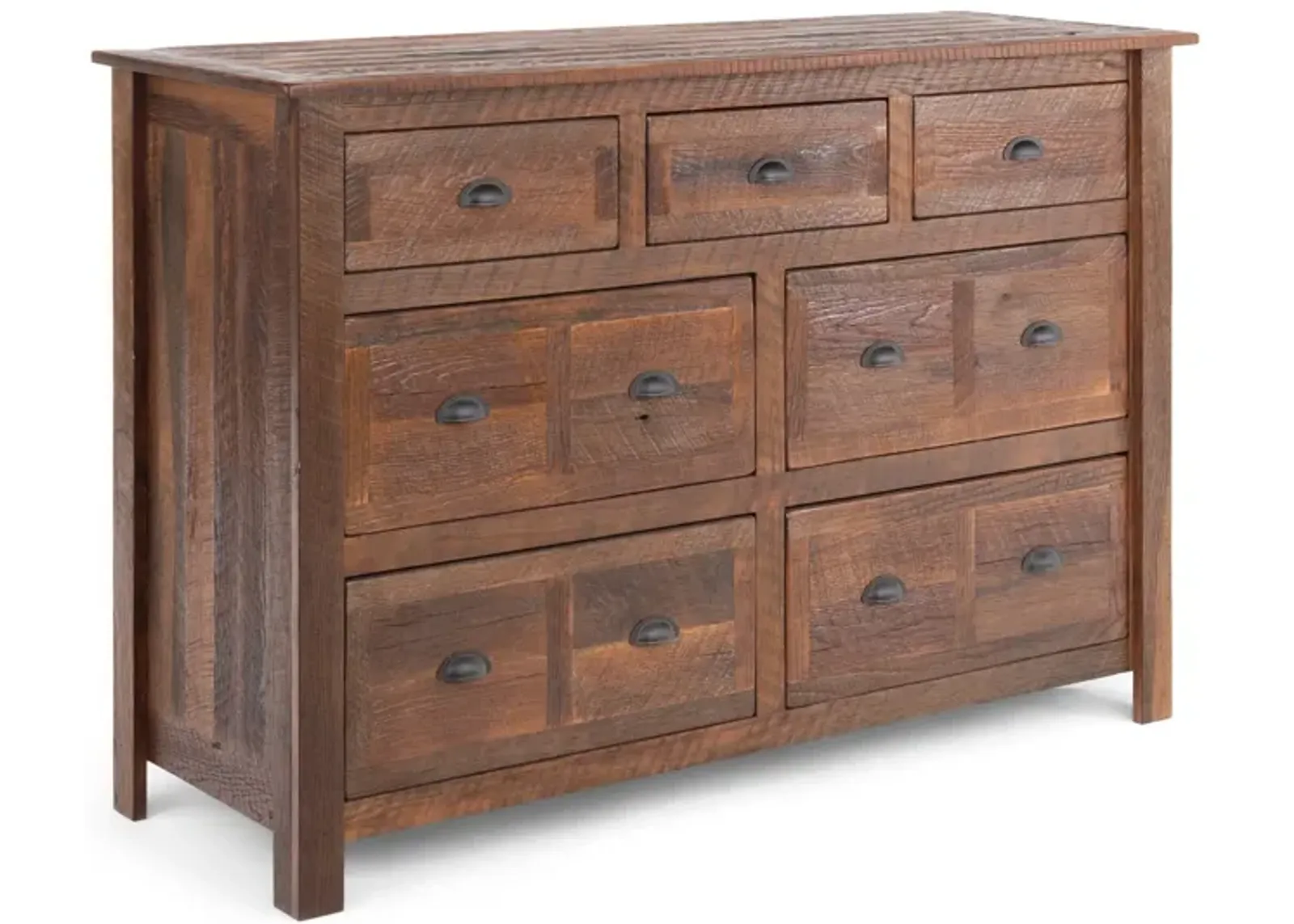 Barnwood 7 Drawer Dresser