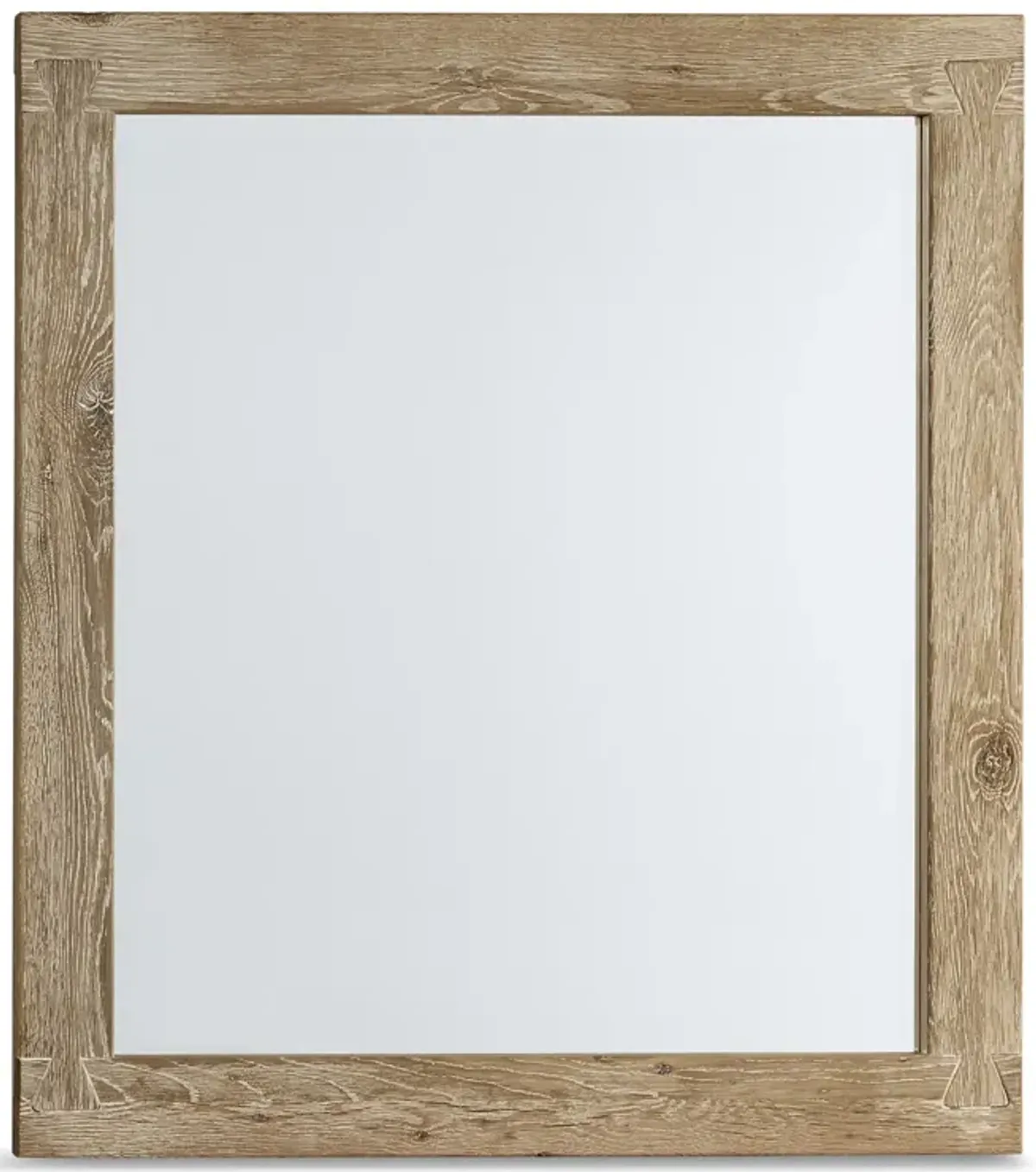 Gable Ridge Mirror - Sun Bleached White