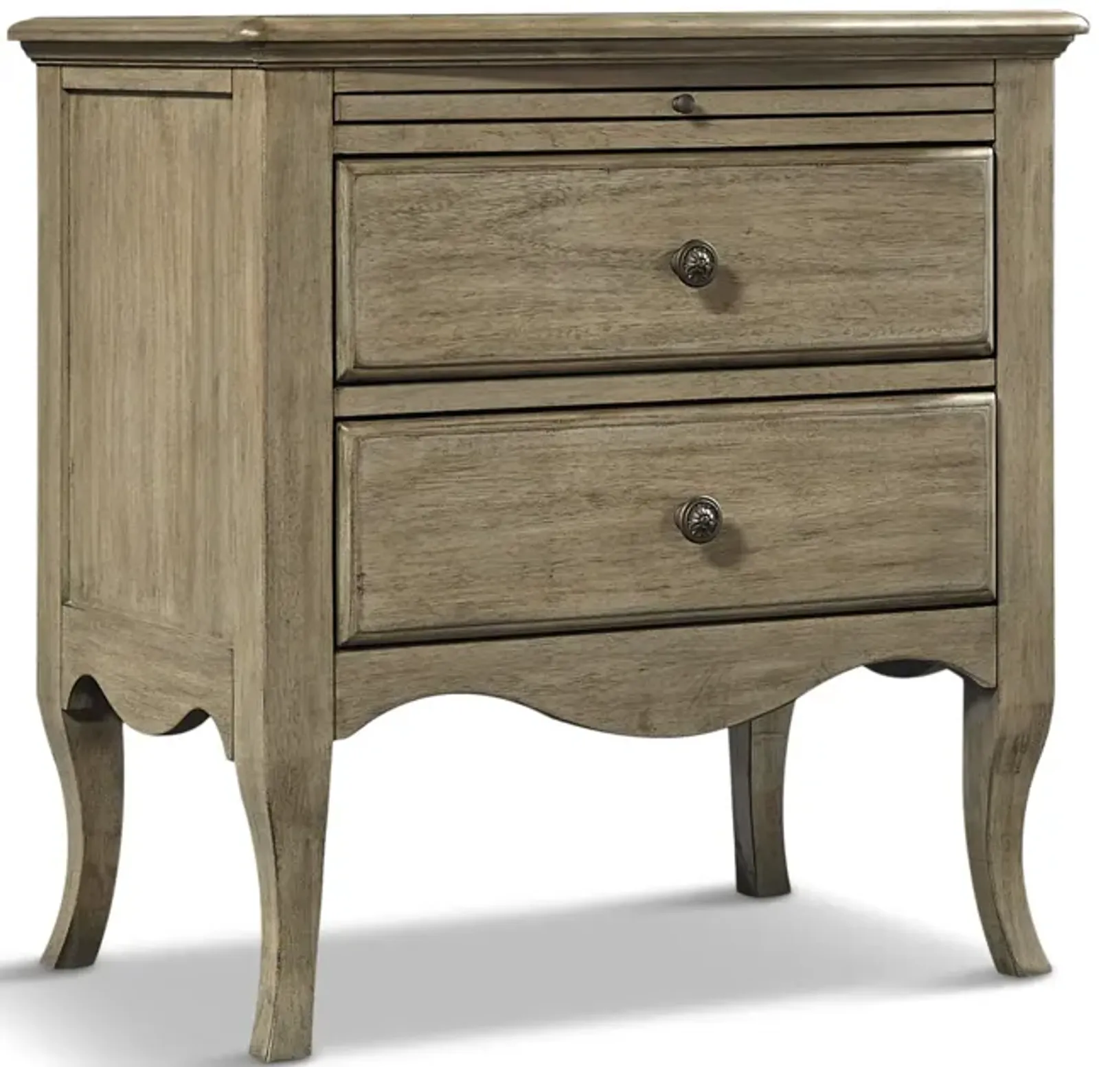 Delilah Mink 2 Drawer Nightstand