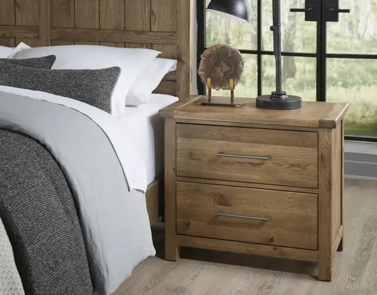 Gable Ridge Nightstand - Natural