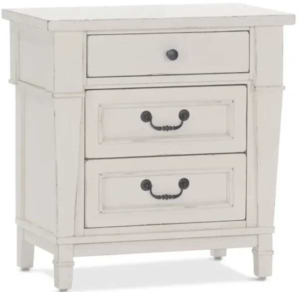 Stoney Creek 3 Drawer Nightstand