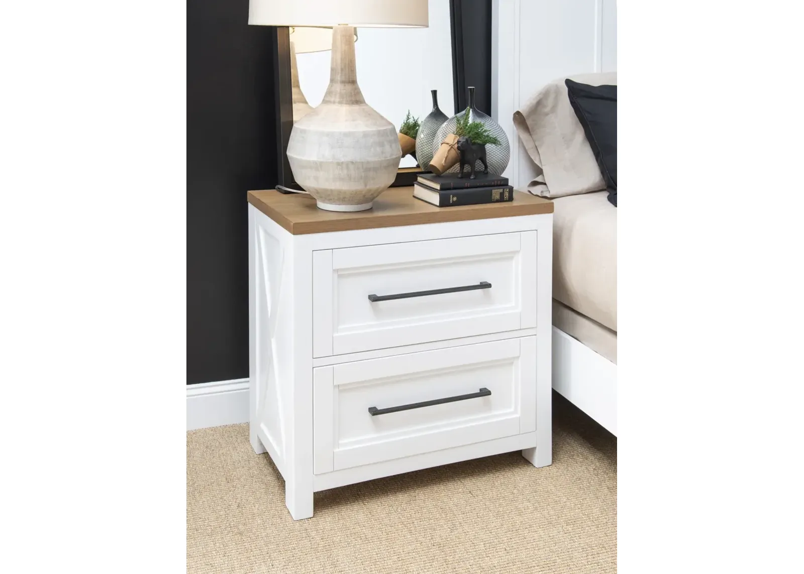 Palmer 2 Drawer Nightstand