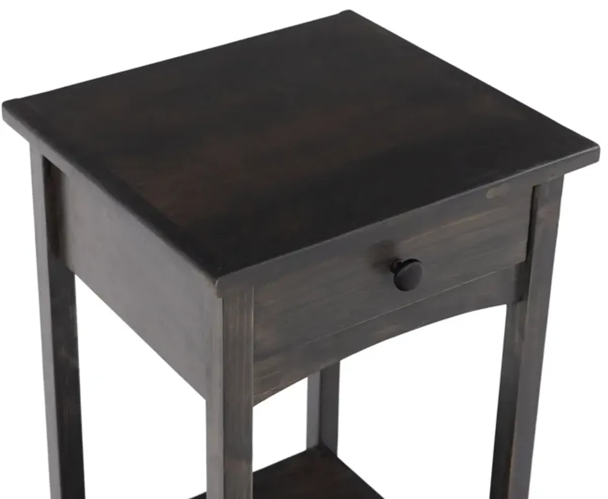 Ideal Nightstand - Smoked Pewter