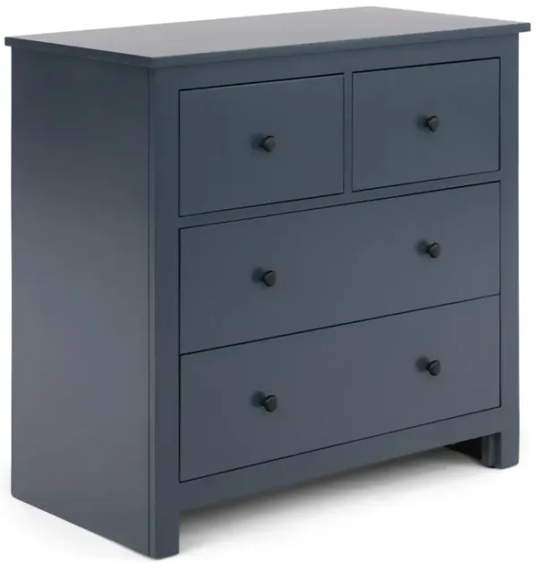 Ideal 4 Drawer Chest - Ocean Blue