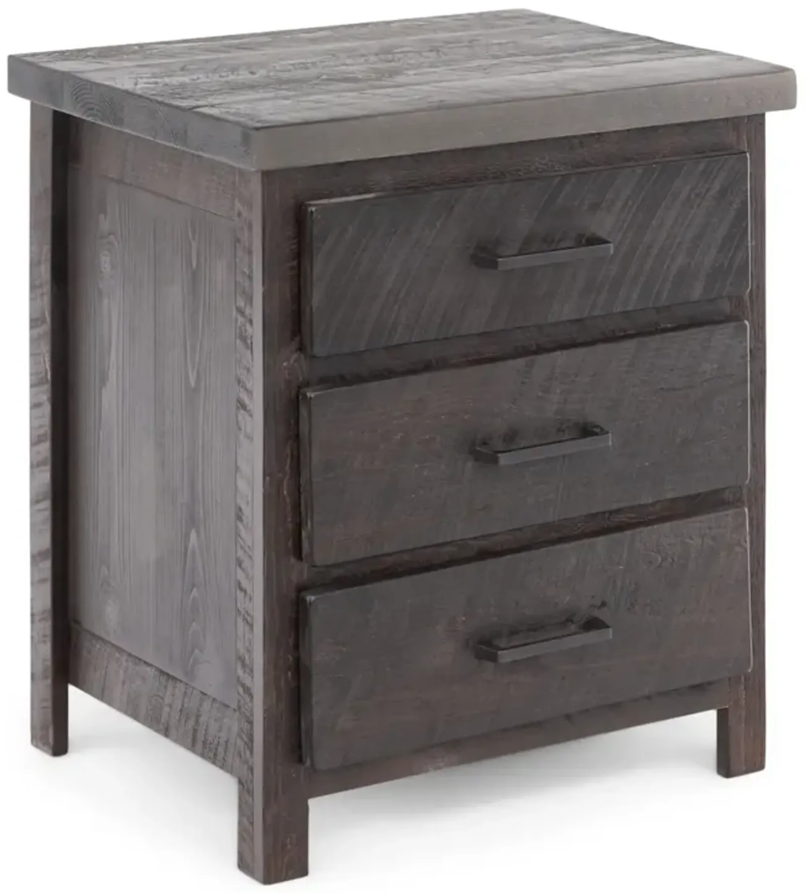 Woodshop XL 3 Drawer Nightstand