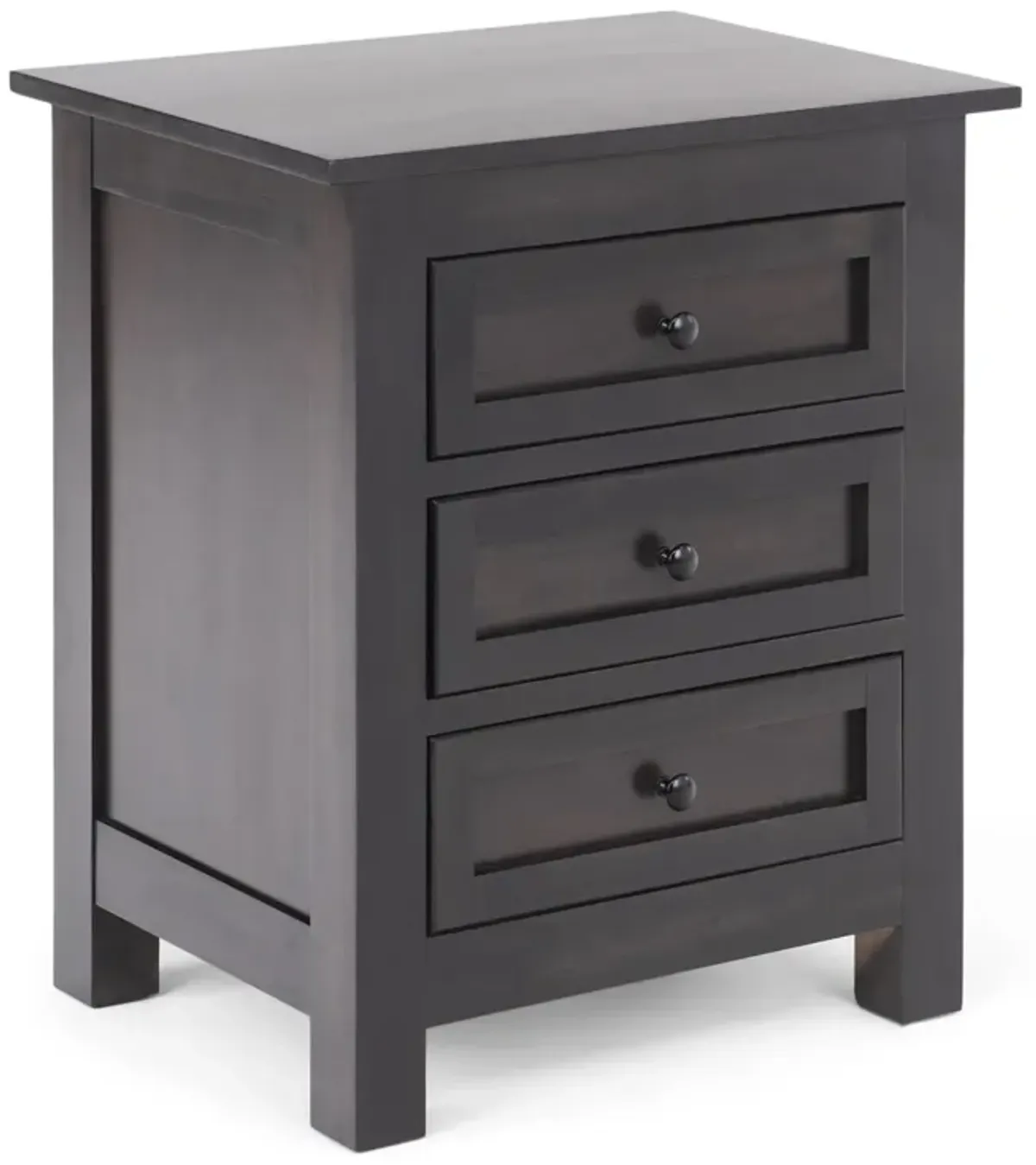 Taylor J 3 Drawer Nightstand