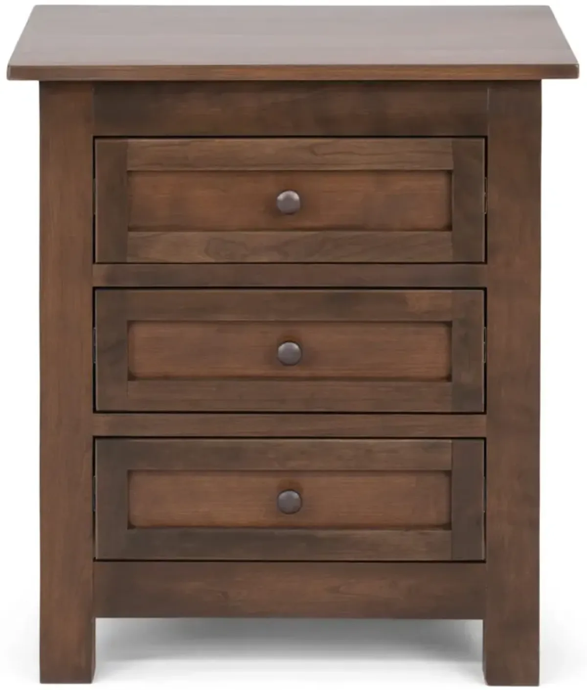 Taylor J 3 Drawer Nightstand