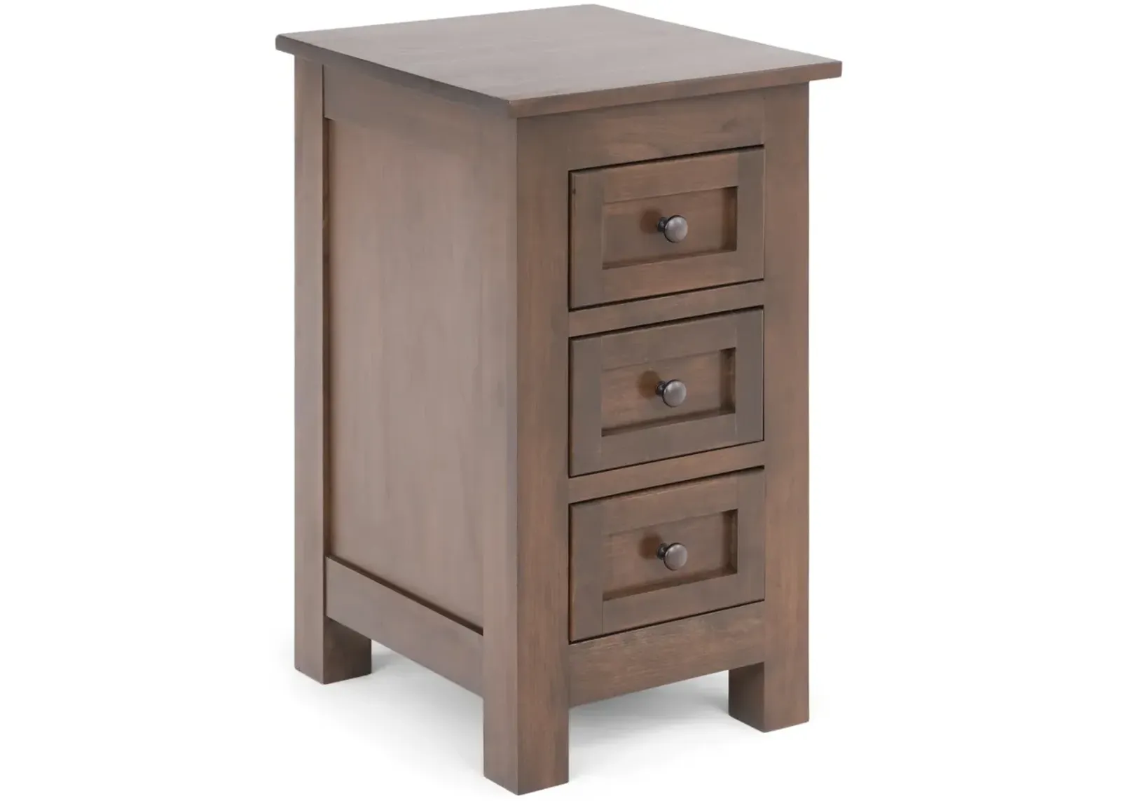 Taylor J 3 Drawer Nightstand