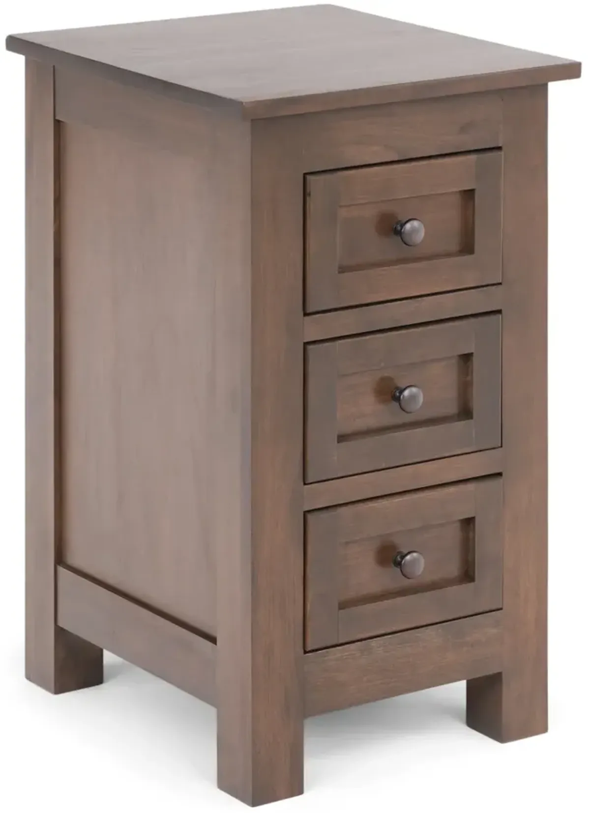 Taylor J 3 Drawer Nightstand