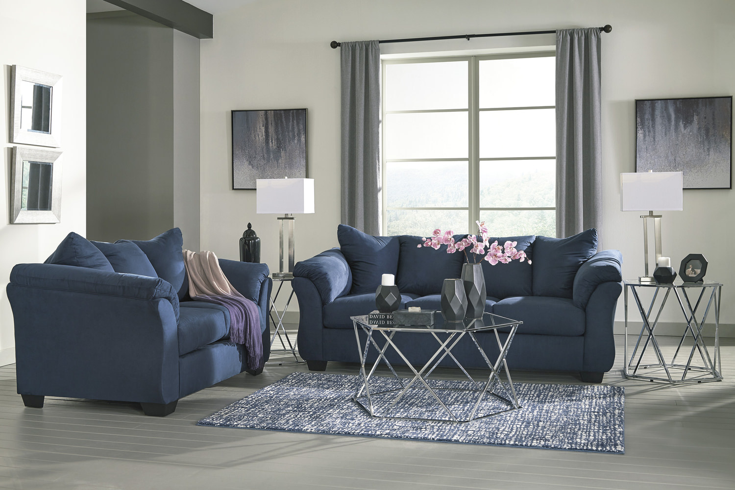 Almath Sofa - Blue