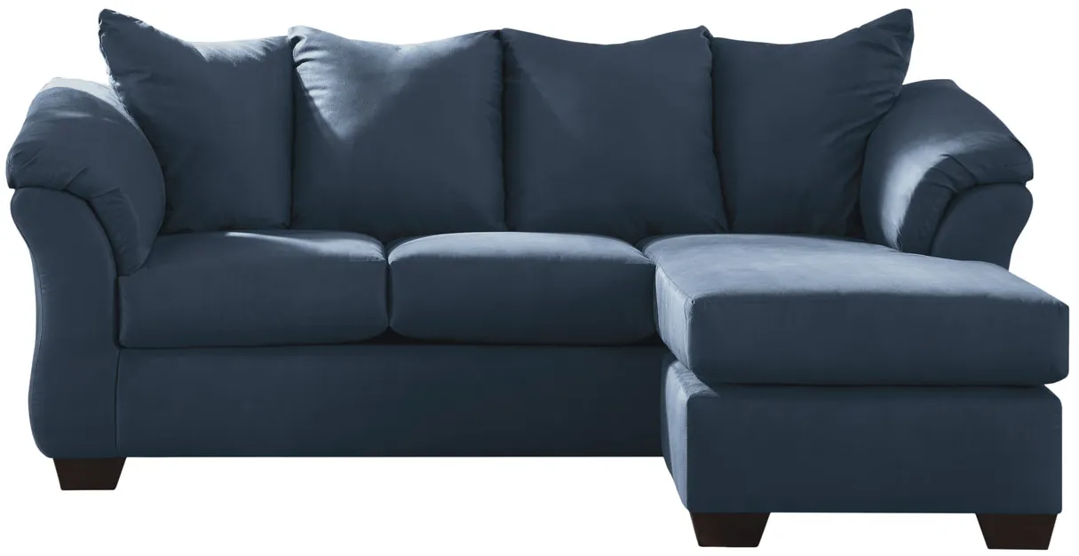 Almath Sofa With Reversible Chaise - Blue