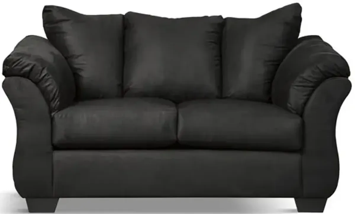 Almath Loveseat - Black