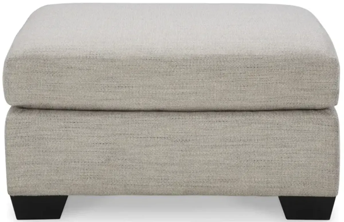 Lavon Cocktail Ottoman - Pebble