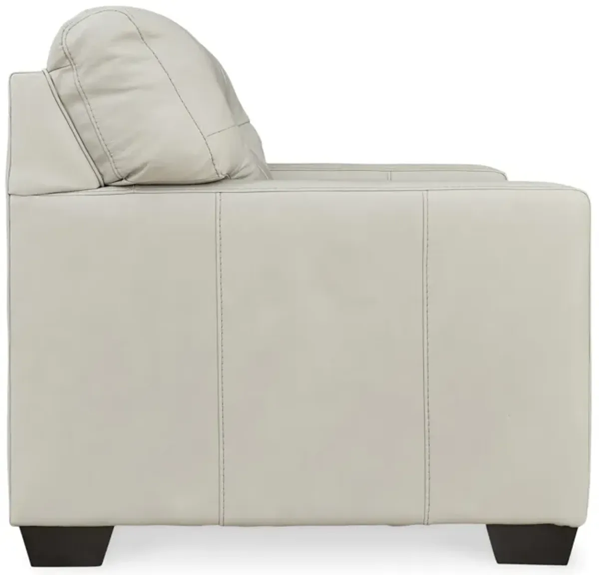 Elsa Leather Loveseat - Coconut