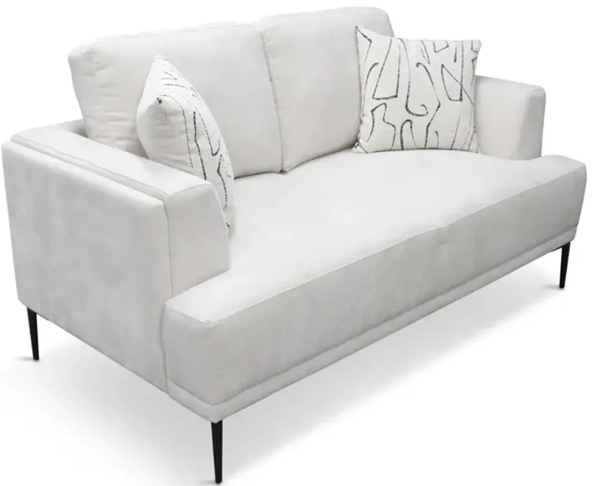 Meril Loveseat - Ivory