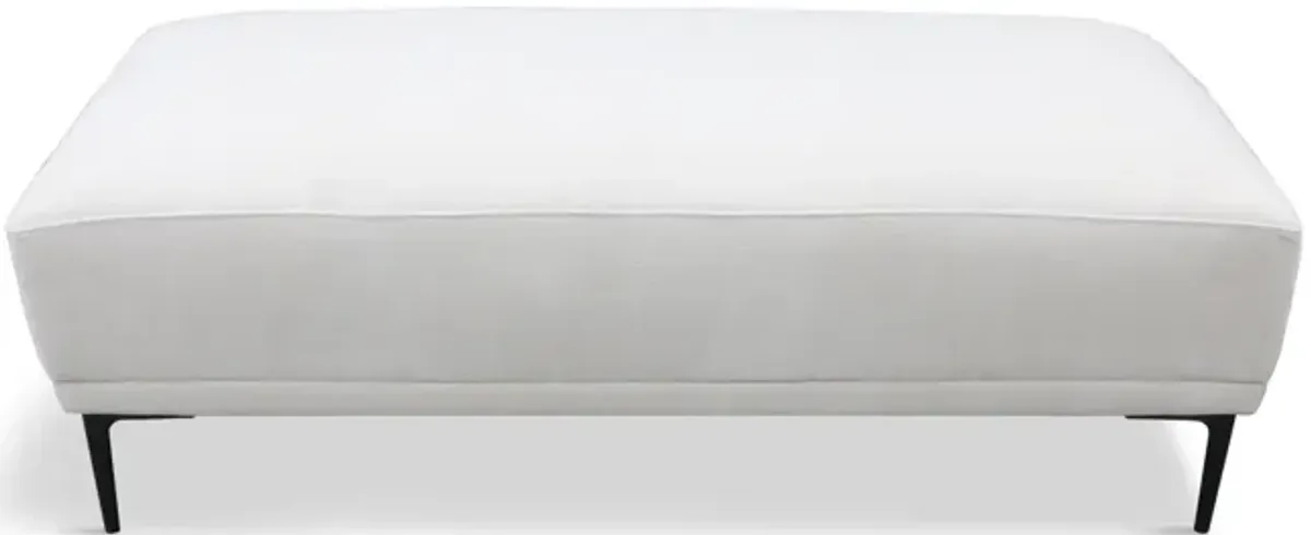 Meril Ottoman - Ivory